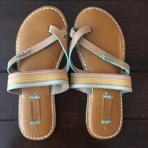 Roxy leather gladiator sandals